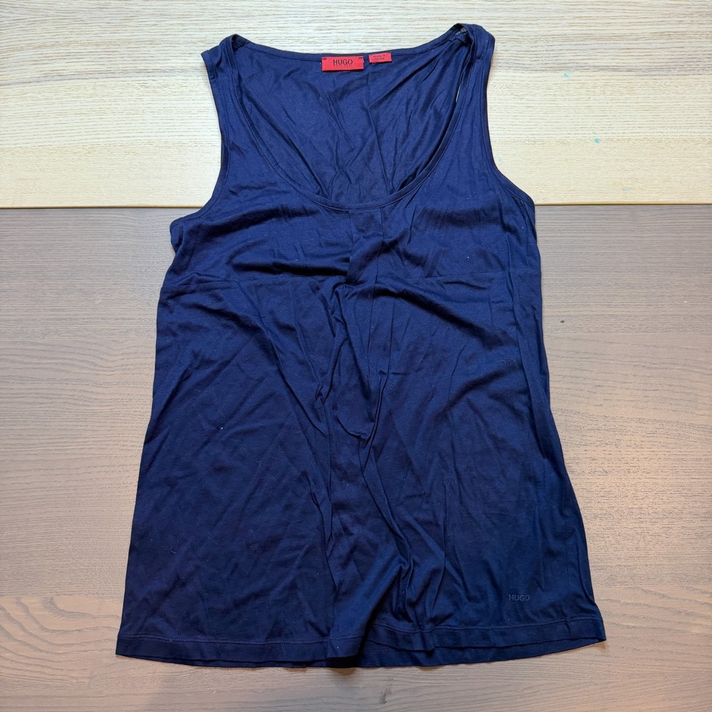 Hugo Boss Top Women Medium Navy Tank Loose